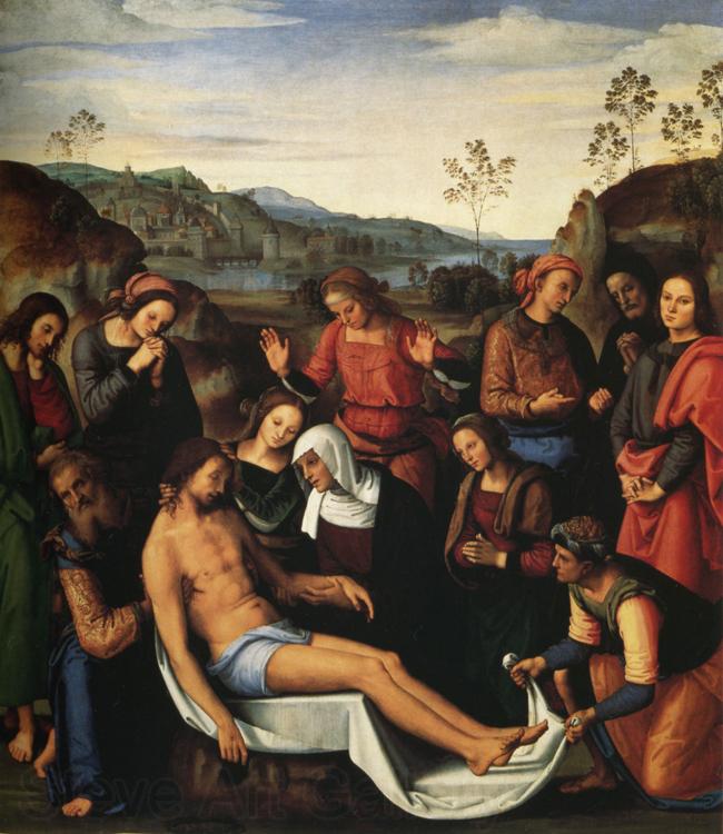 Pietro Perugino Lamentation over the Dead Christ (mk25) Spain oil painting art